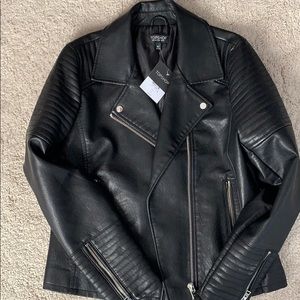 Leather (faux) jacket
